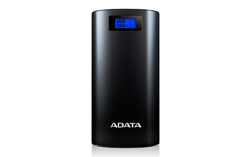 POWER BANK ADATA P20000D 20000MAH 2XUSB NEGRO BATERIA PORTAT AP20000D-DGT-5V-CBK - Adata