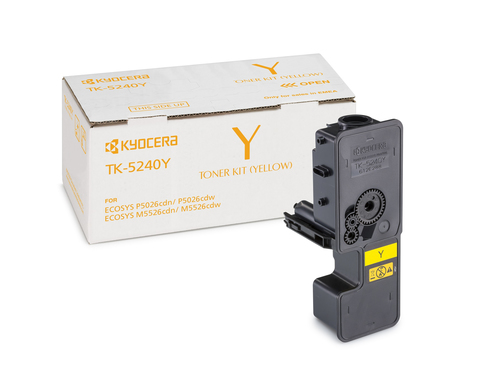 Original Kyocera TK-5240Y Yellow Toner Cartridge - image 3