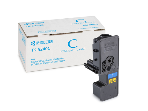 Kyocera TK-5240C (Yield: 3,000 Pages) Cyan Toner Cartridge - TK-5240C - image 3