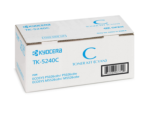 Kyocera TK-5240C (Yield: 3,000 Pages) Cyan Toner Cartridge - TK-5240C - image 2