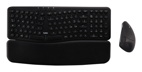IOPLEE 315BTR keyboard Mouse included Universal RF Wireless QWERTY Italian Black – image 1