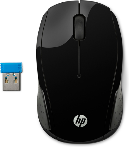 HP X6W31AA#Abb Wireless Mouse Optical Black 3 Buttons 1000 dpi - image 1