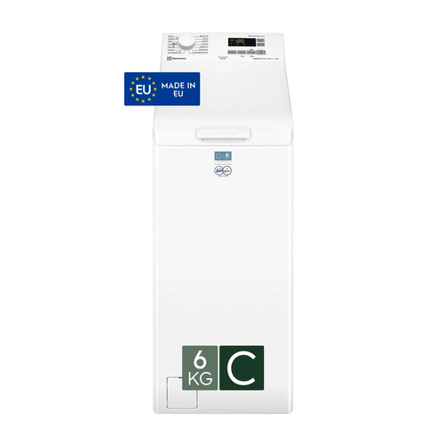 Electrolux EW6T526C стиральная машина Вертикальная загрузка 6 kg 1200 RPM Белый