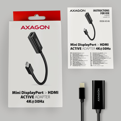 AXAGON RVDM-HI14N Videokabeladapter – Foto 7 von 8