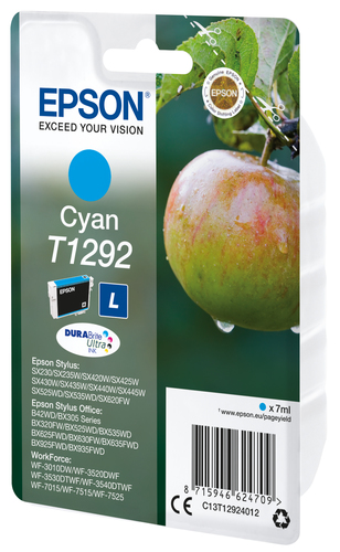 Epson T1292 Apple DURABrite Ultra Ink Cartridge Cyan C13T12924012 - image 2