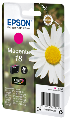 Original Epson T1803 Magenta Ink Cartridge - image 2