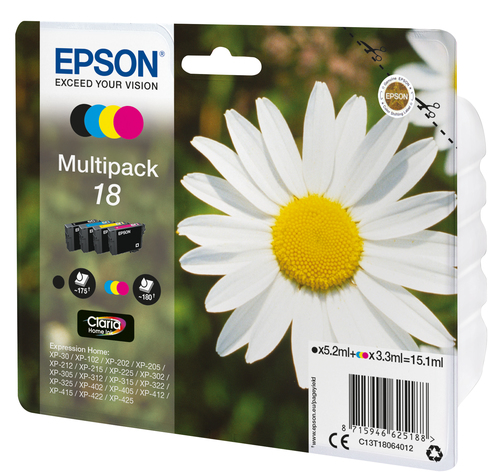 Original Epson T1806 Ink Cartridge Multipack - image 2