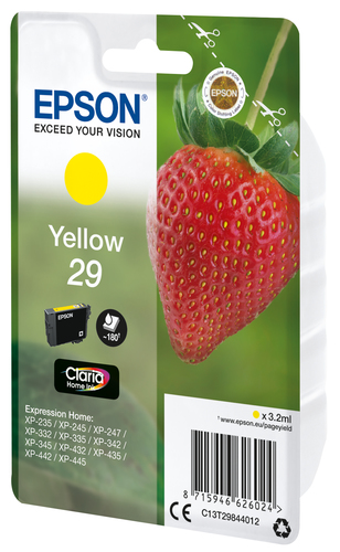 Original Epson 29 Yellow Ink Cartridge - image 2