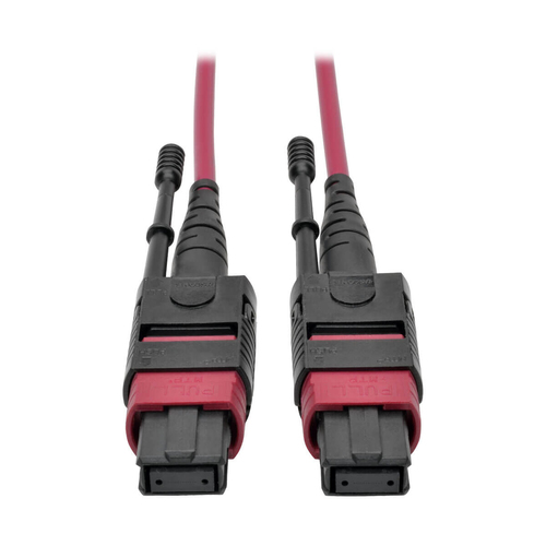 N845-15M-12-MG Tripp Lite 15M MTP MPO Cable de conexión multimodo 12 Fibra 40 / 100Gb OM4 50/125 CMP