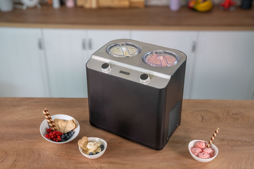 Unold Doppio Compresor de helados 2,4 L 250 W Negro, Acero satinado