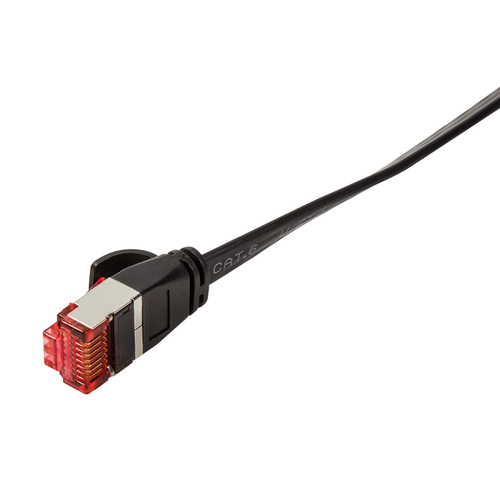 Logilink Flachpatchkabel 2xRJ45 U/FTP Cat6A 15.0m zwart, afbeelding 4