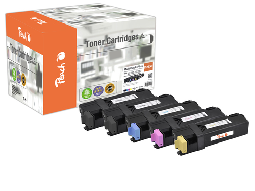 Peach PT1093 toner cartridge 5 pc(s) Compatible Black, Cyan, Magenta, Yellow