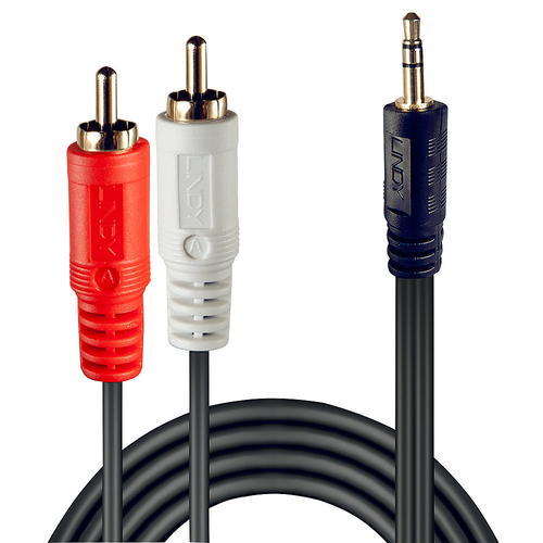 LINDY 2m Premium Phono To 3.5mm Cable, afbeelding 2