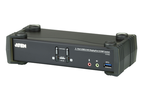 2-PORT USB3.0 4K DISPLAYPORT KVMP SWITCH