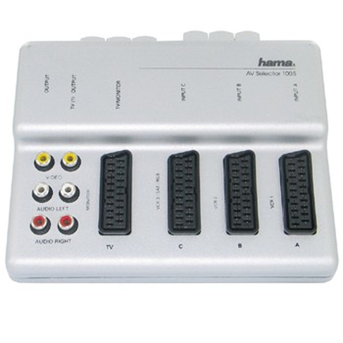 Hama F3042501 video switch SCART