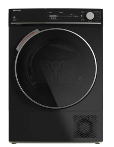 Sharp KD-NHH9S9GB3-DE сушилка для белья Отдельно стоящий Фронтальная загрузка 9 kg Черный