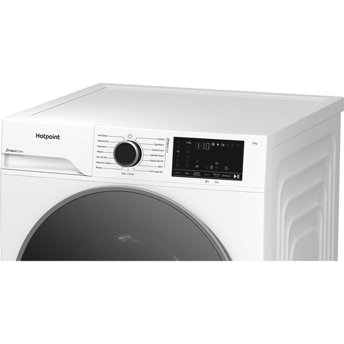Hotpoint Fabric Care Hbca 123 Care UK 12kg Washing Machine with 1400 rpm - White - A Rated, White - image 6