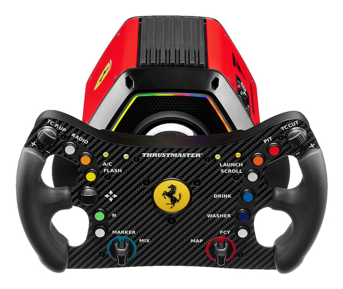 Thrustmaster T818 Ferrari 488 GT3 Simulator Черный, Красный USB Рулевое колесо+педали Аналоговый/цифровой ПК