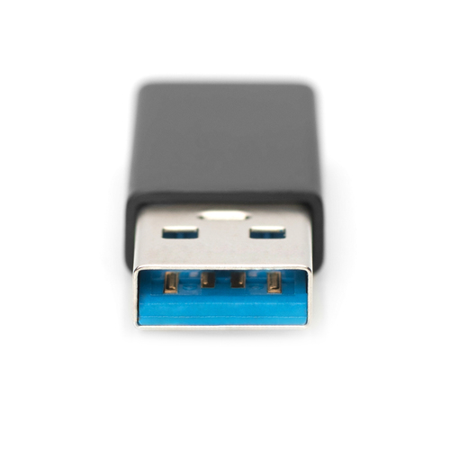 Ewent EW9650 cambiador de género para cable USB Type-A USB Type-C Negro