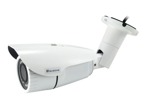 LevelOne HUBBLE Zoom IP Network Camera, H.265, 3-Megapixel, 4.3X Optical Zoom, 802.3af PoE, IR LEDs, Indoor/Outdoor, Vandalproof, two-way audio – image 2