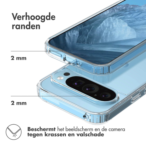 Accezz Xtreme Impact Backcover Google Pixel 9 / 9 Pro - Transparant, afbeelding 3