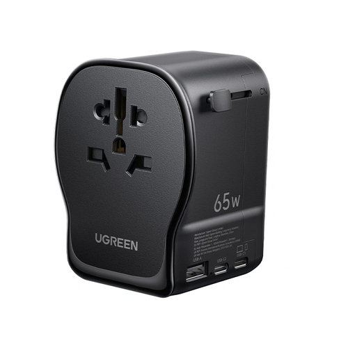 Ugreen 55001 mobile device charger Universal Black, Grey AC Fast charging Indoor