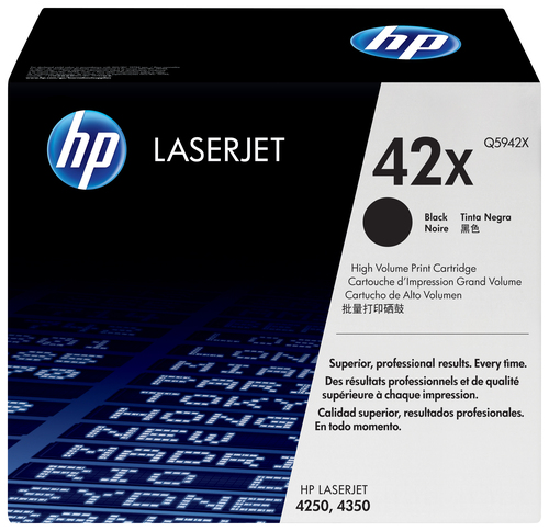 HP 42X High Yield Black Original LaserJet Toner Cartridge