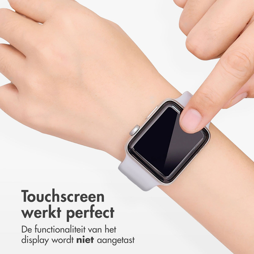 Accezz 2x Screenprotector met applicator Apple Watch Series 10 - 46 mm, afbeelding 4