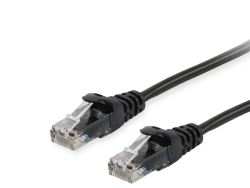 Equip 625474 сетевой кабель Черный 0,15 m Cat6 U/UTP (UTP) Круглый