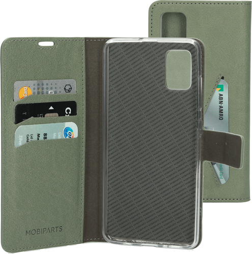 Mobiparts Classic Wallet Case Samsung Galaxy A51 (2020) Stone Green