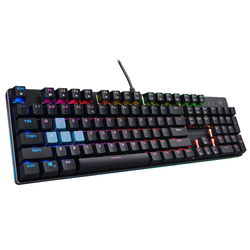 Acer Predator Aethon 303 Keyboard PKW200 USB Black - US int. Toetsenbord Zwart, afbeelding 2