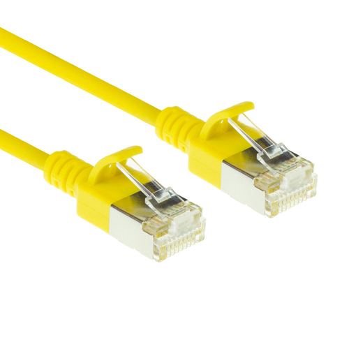 ACT DC7803 сетевой кабель Желтый 3 m Cat6a U/FTP (STP)