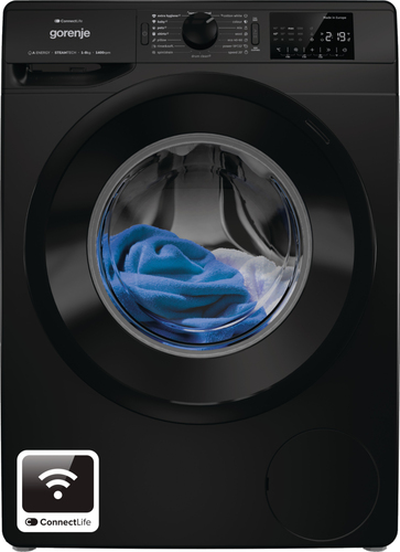 Gorenje Tvättmaskin WPNEI84A1SW/B RAL9005