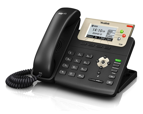 Yealink SIP-T23P IP phone Black, Silver LCD