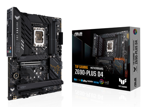 ASUS TUF GAMING Z690-PLUS D4 Intel Z690 LGA 1700 ATX