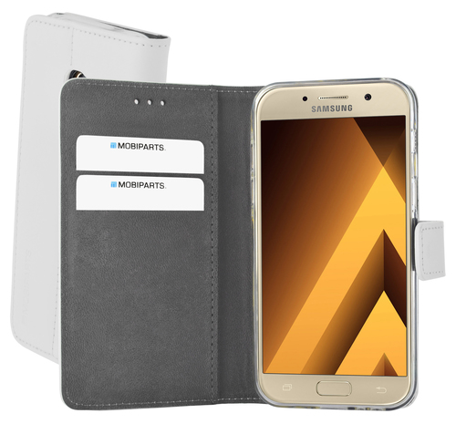 Mobiparts Premium Wallet TPU Case Samsung Galaxy A3 (2017) White