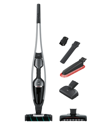 AEG QX9-1-ULT Вертикальный пылесос Battery Cухой Без мешка 0,3 L Черный, Серый 2,1 Ah
