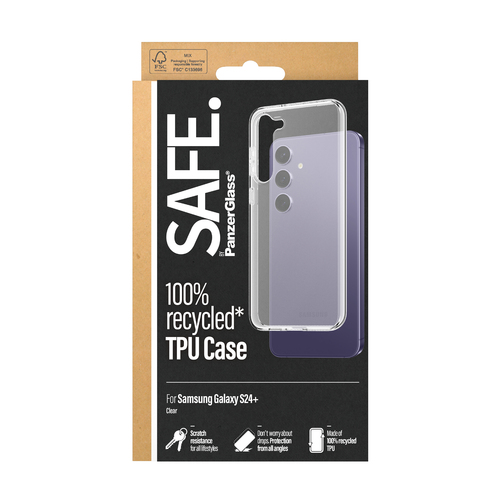 PanzerGlass SAFE. by PanzerGlass® TPU Case Samsung Galaxy S24+ | Transparent – image 3