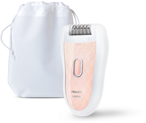 Philips SatinSoft HP6514/00 epilator Coral, White