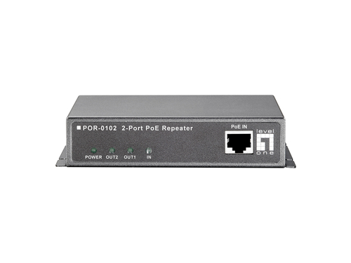 LevelOne PoE Repeater, 2 Ports, Cascadable – image 3