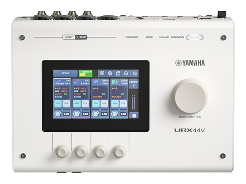 Yamaha URX44V USB-C audio/video interface wit, afbeelding 3