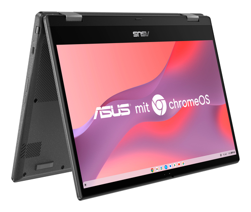 ASUS Chromebook CM14 Flip CM1402FM2A-EC0106 MediaTek Kompanio 520 Хромбук 35,6 cm (14") Сенсорный экран Full HD 4 GB LPDDR4x-SDRAM 128 GB eMMC Wi-Fi 6 (802.11ax) ChromeOS Серый