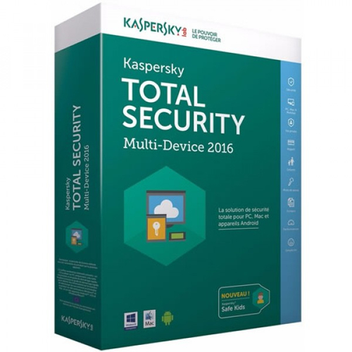 KL1919DBDFS Kaspersky Total Security 3 Usuarios 1 Año