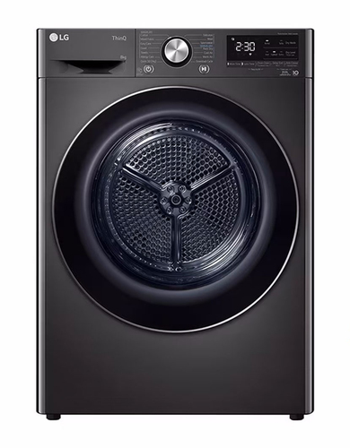 LG DVH9-08B tumble dryer Freestanding Front-load