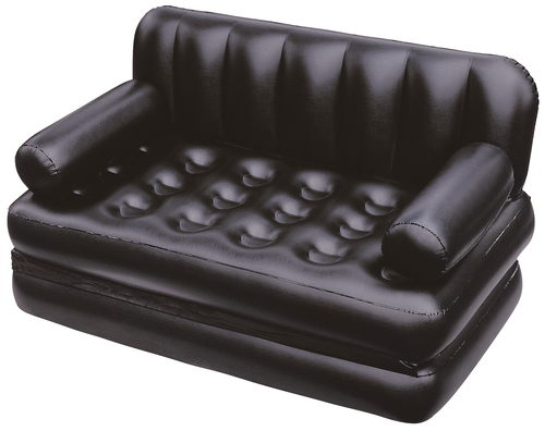 Bestway 75054 täispuhutav diivan Must Vinüül