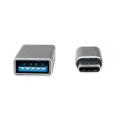 LogiLink AU0040 USB 3.1 C USB 3.0 A, Micro USB 2.0 Aluminium kabeladapter/verloopstukje, afbeelding 3