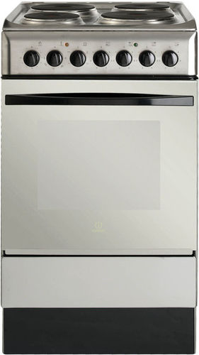 Indesit K3E11XG cooker Freestanding cooker Electric Sealed plate Stainless steel