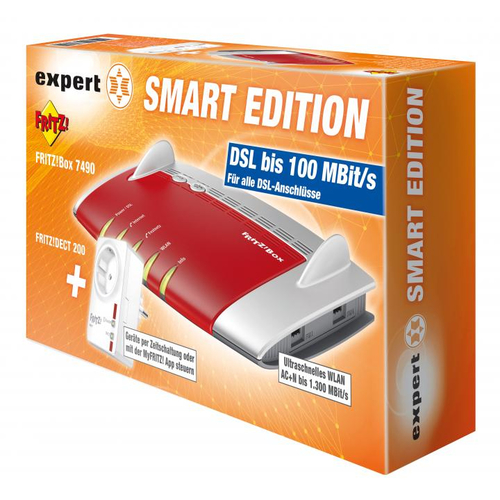 AVM FRITZ!Box 7490 Smart Edition juhtmevaba ruuter Gigabit