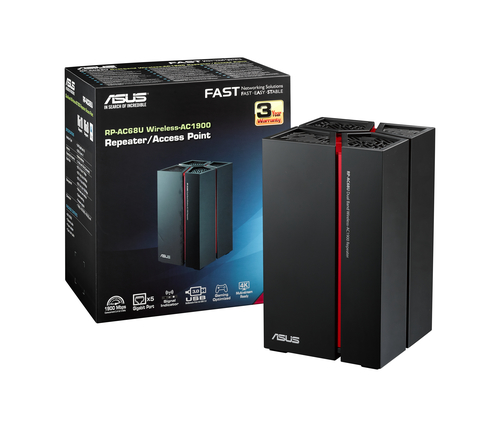 ASUS RP-AC68U Black, Red – image 4