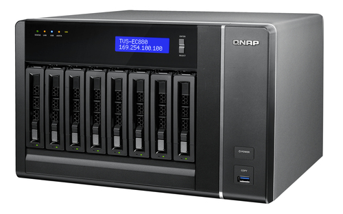 QNAP TVS-EC880 NAS Tower Intel® Xeon® E3 V3 Family E3-1245V3 – image 9